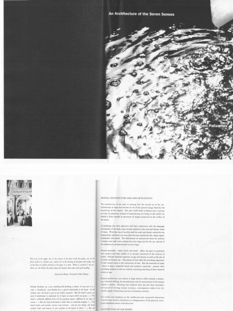 architecture of the seven senses juhani pallasmaa